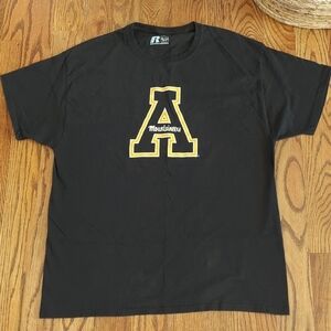 Appalachian State Mountaineers T-shirt Black size XL